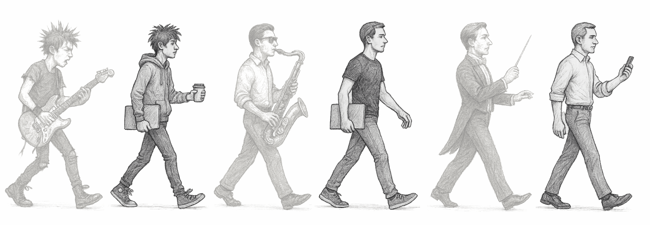 Evolution from Punk Rock to Jazz to Symphony